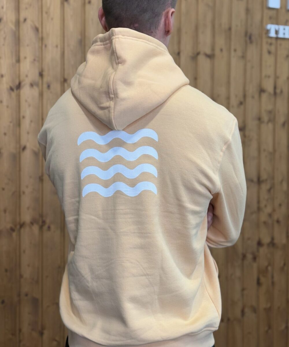 Alternative view of SUDADERA UNISEX CAPUCHA | MELOCOTÓN