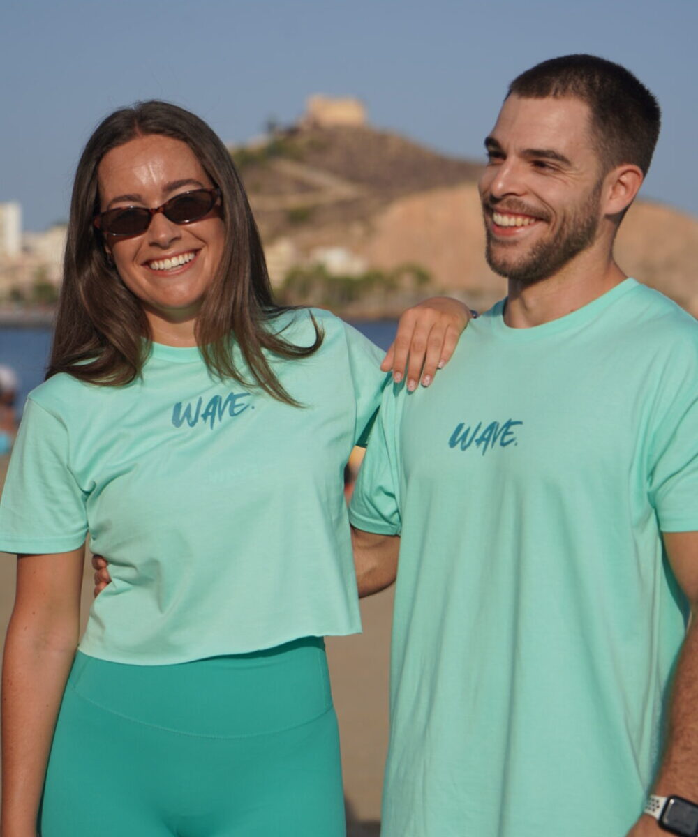 CROP TOP WAVE | TURQUESA