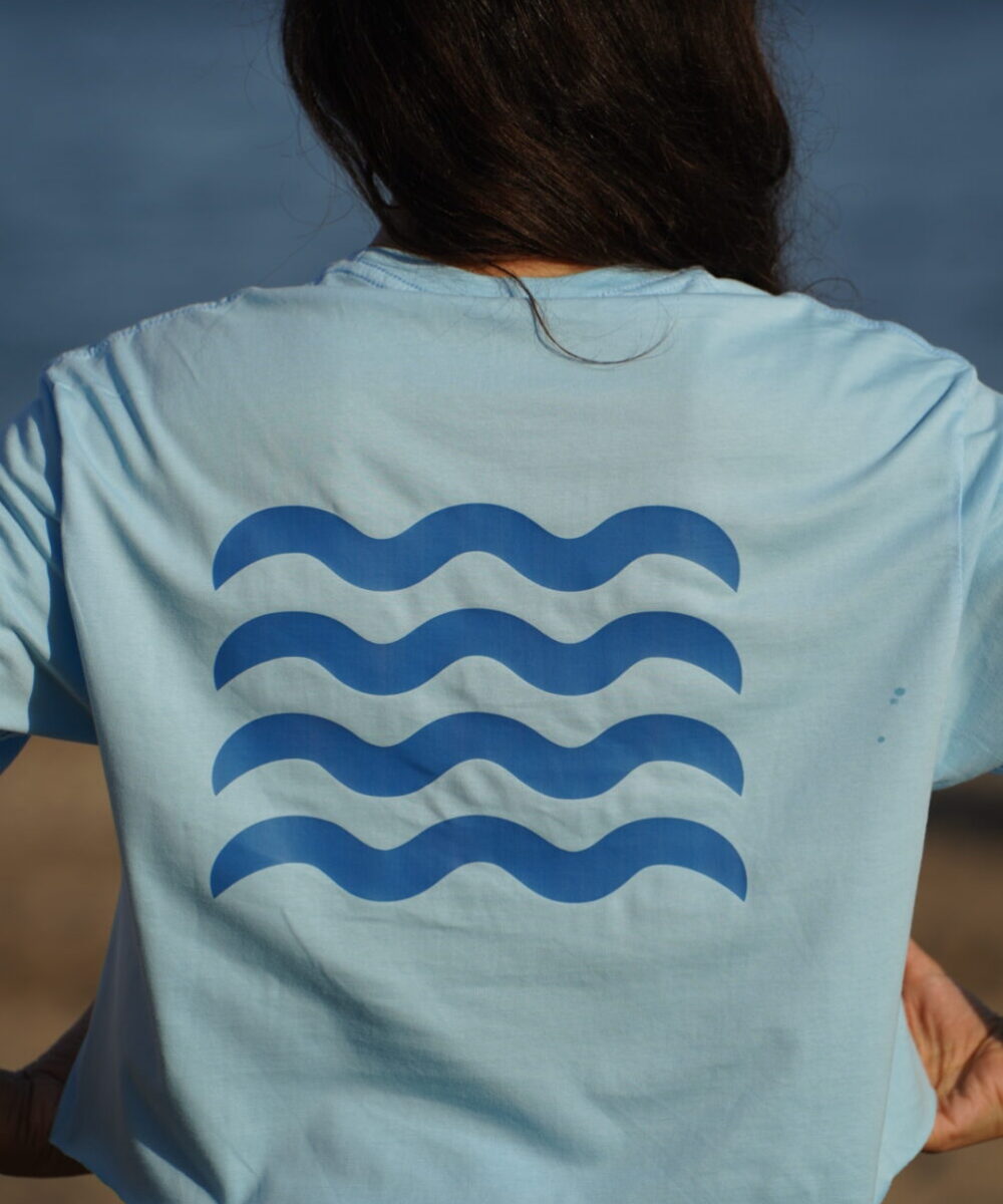 CROP TOP WAVE | CELESTE