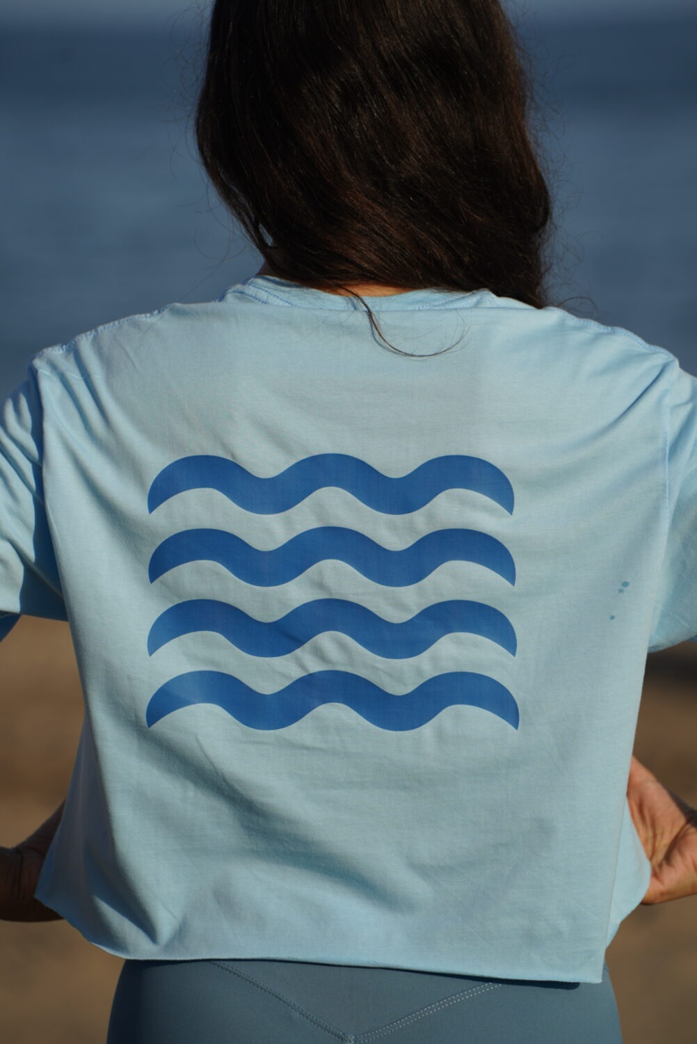 CROP TOP WAVE | CELESTE