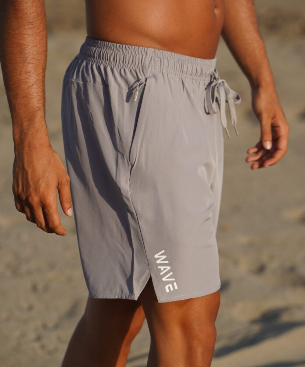 SHORT DEPORTIVO | GRIS CLARO