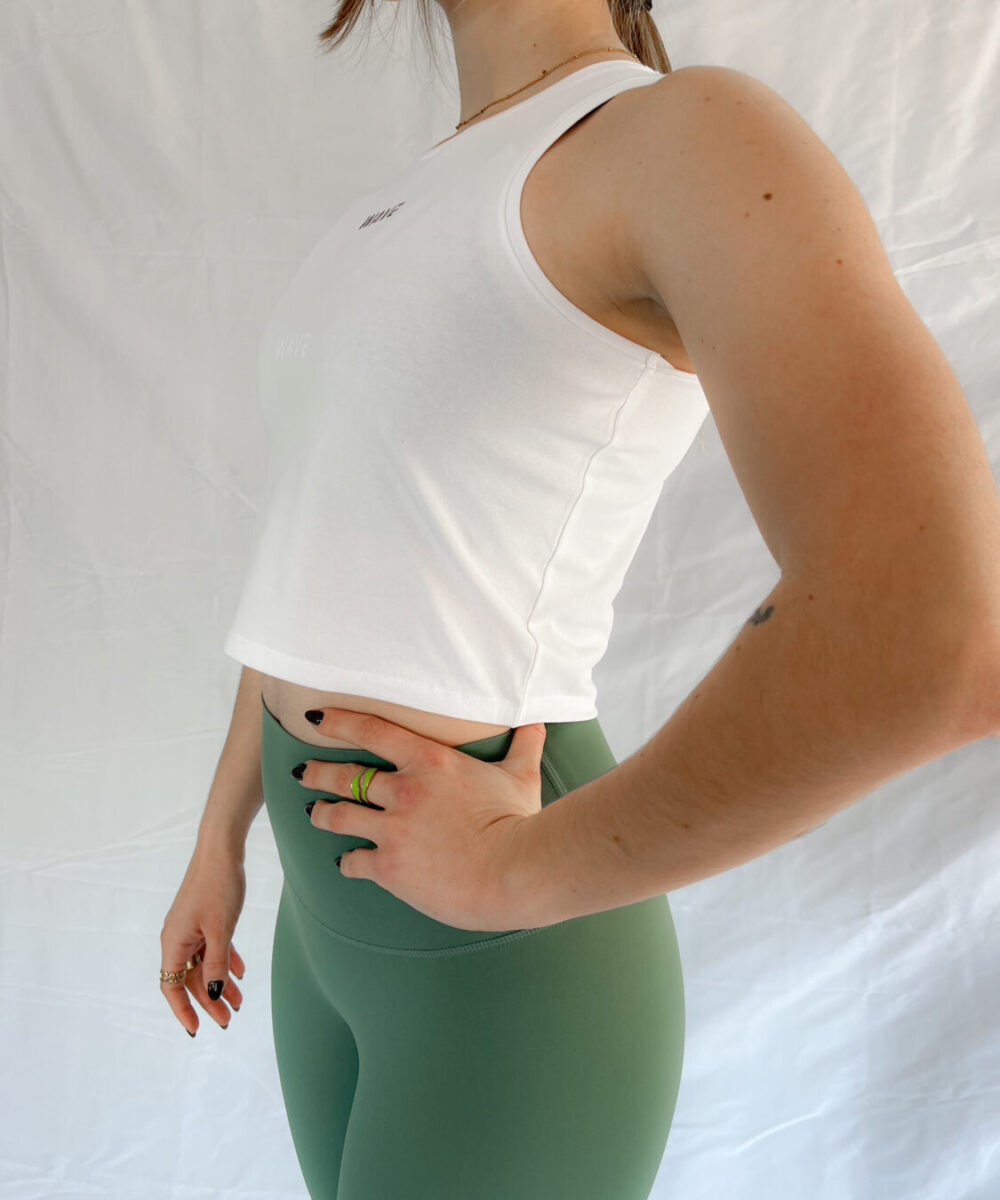 Alternative view of CROP TOP | BLANCO