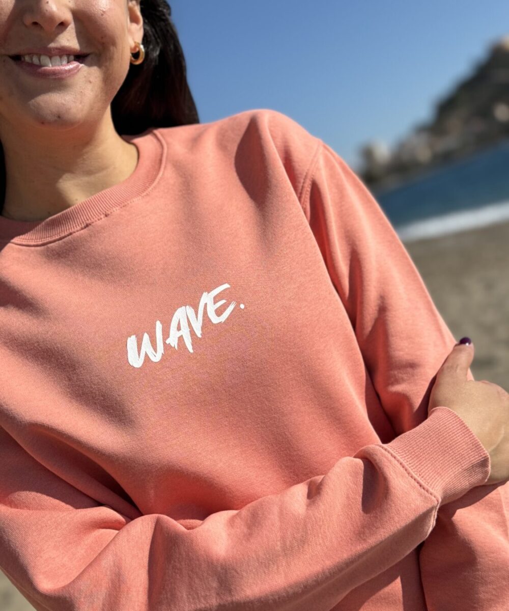 SUDADERA UNISEX OVERSIZE | CORAL