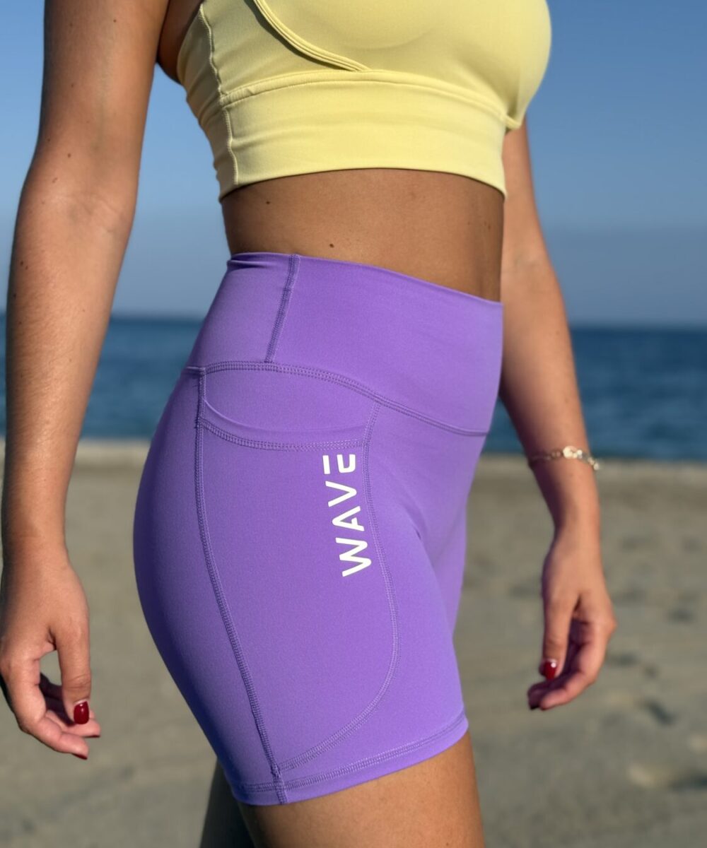 SHORT CON BOLSILLOS | MORADO