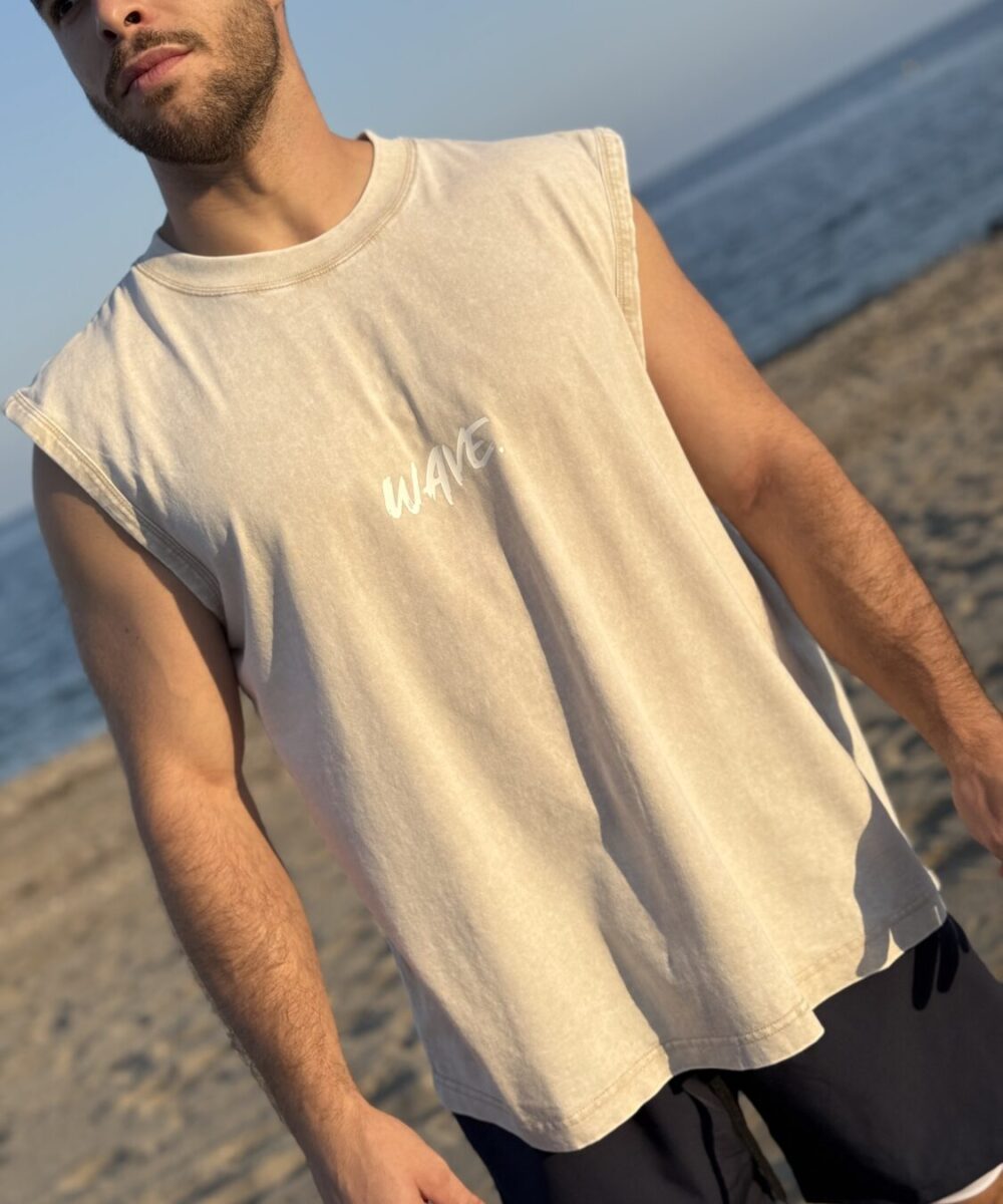 Alternative view of CAMISETA SIN MANGAS | BEIGE