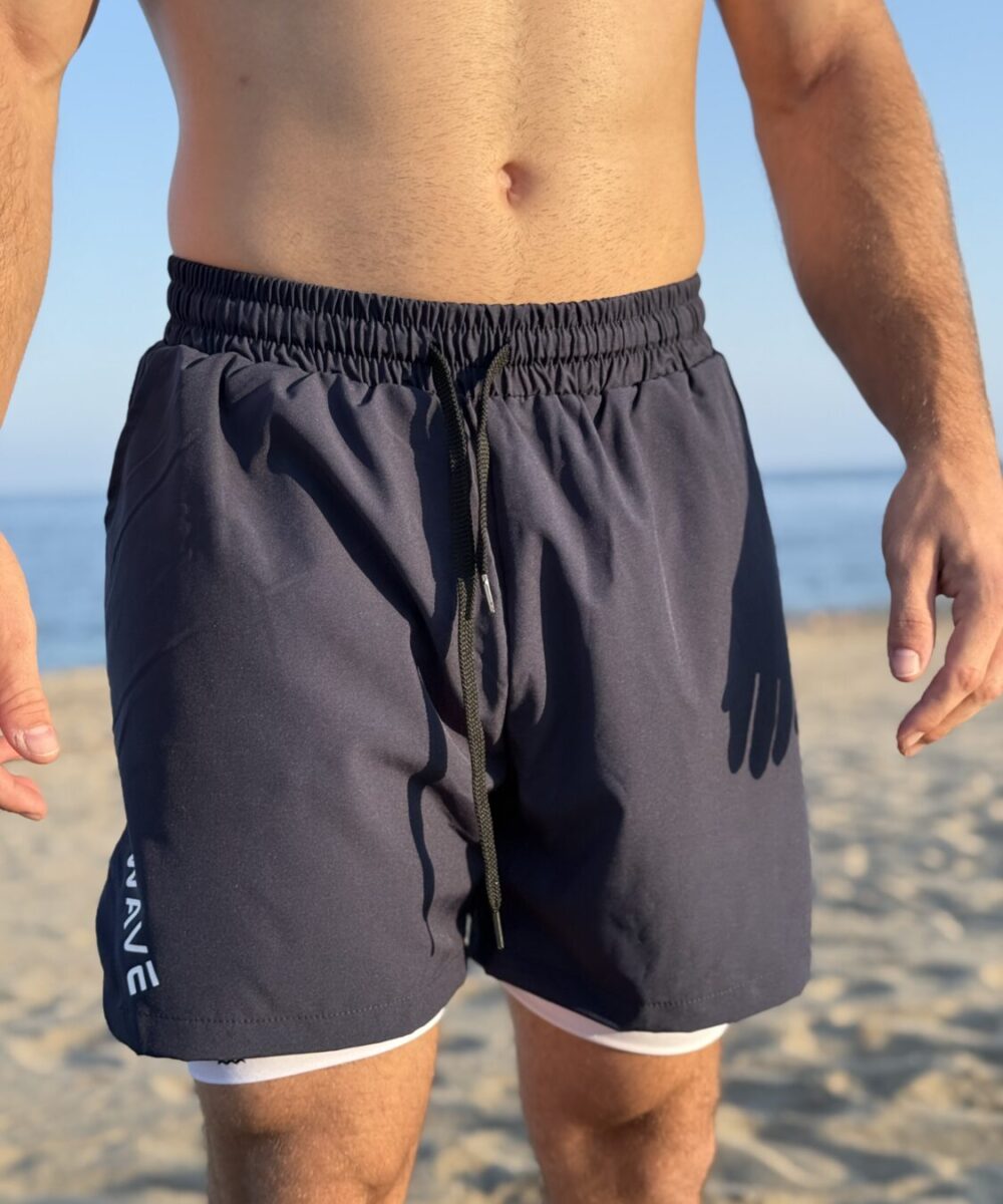 SHORT CON MALLA COMPRESIÓN | MARINO