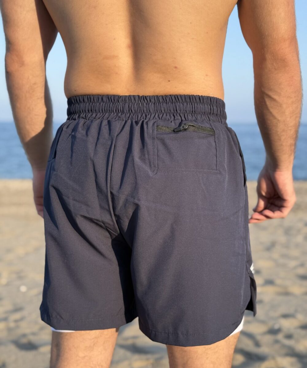 Alternative view of SHORT CON MALLA COMPRESIÓN | MARINO