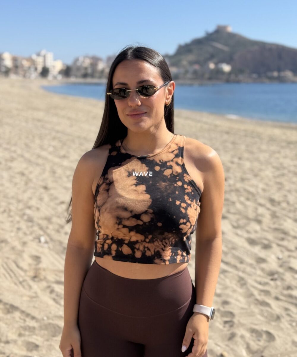 CROP TOP | TIE DYE NEGRO